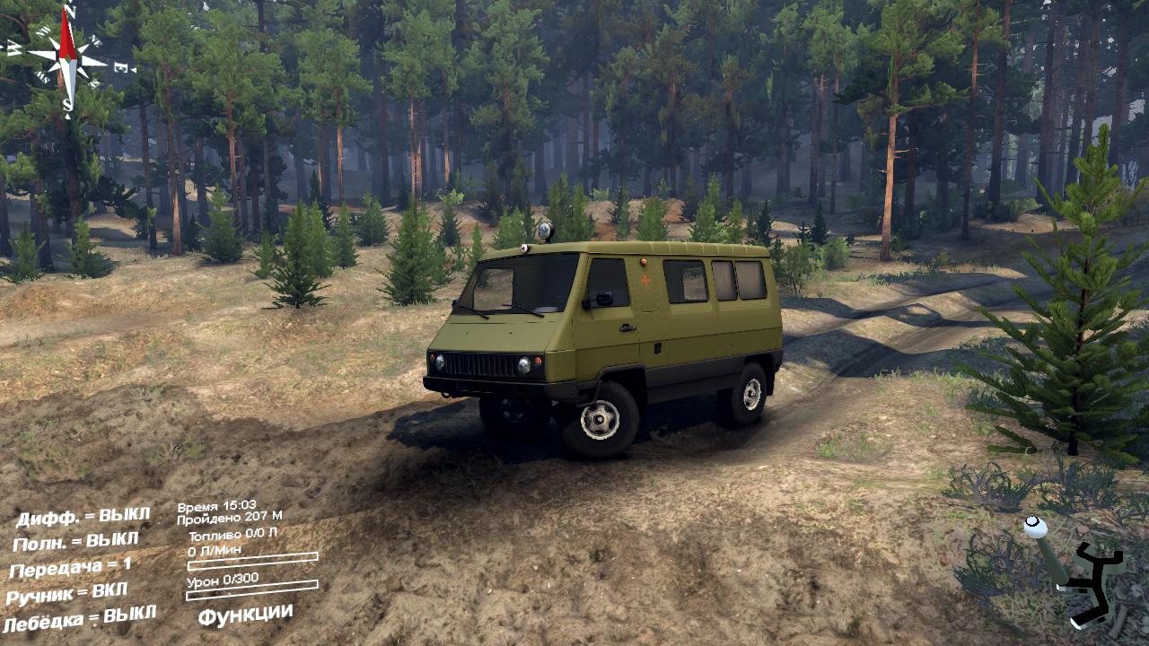 УАЗ-3972 для SpinTires 2014 для Spintires 