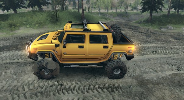 Hummer H2 SUT v1.5 SpinTires 2014 для Spintires 