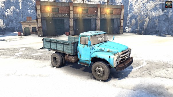Мод "Падающий снег" для SpinTires 2014 для Spintires 