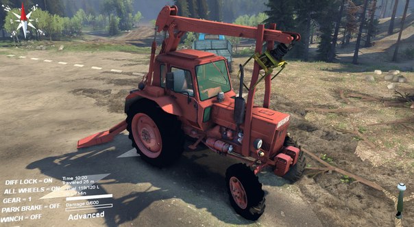 МТЗ 82 для SpinTires 2014 для Spintires 
