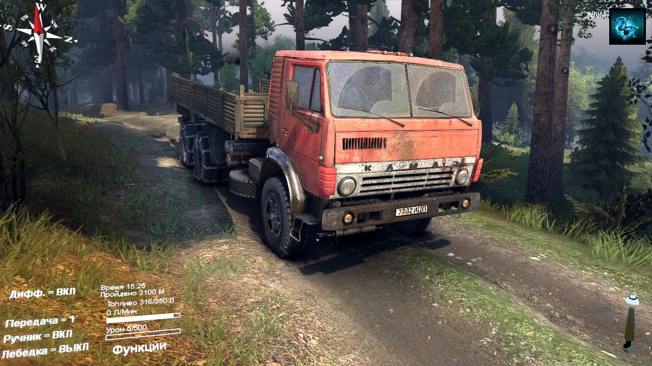 КамАЗ-53212 для SpinTires 2014 для Spintires 