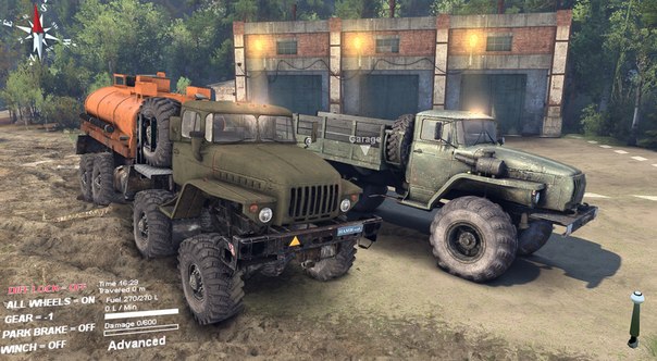 Урал 6614 и Урал Полярник для SpinTires 2014 для Spintires 