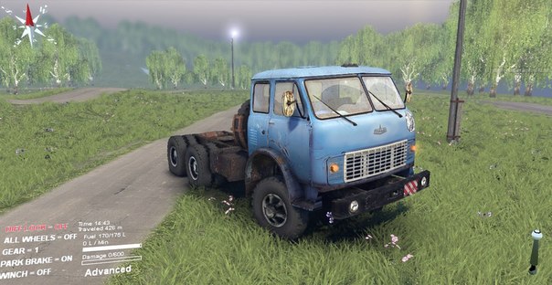 MAЗ-515 версия 2.0 для SpinTires 2014 для Spintires 