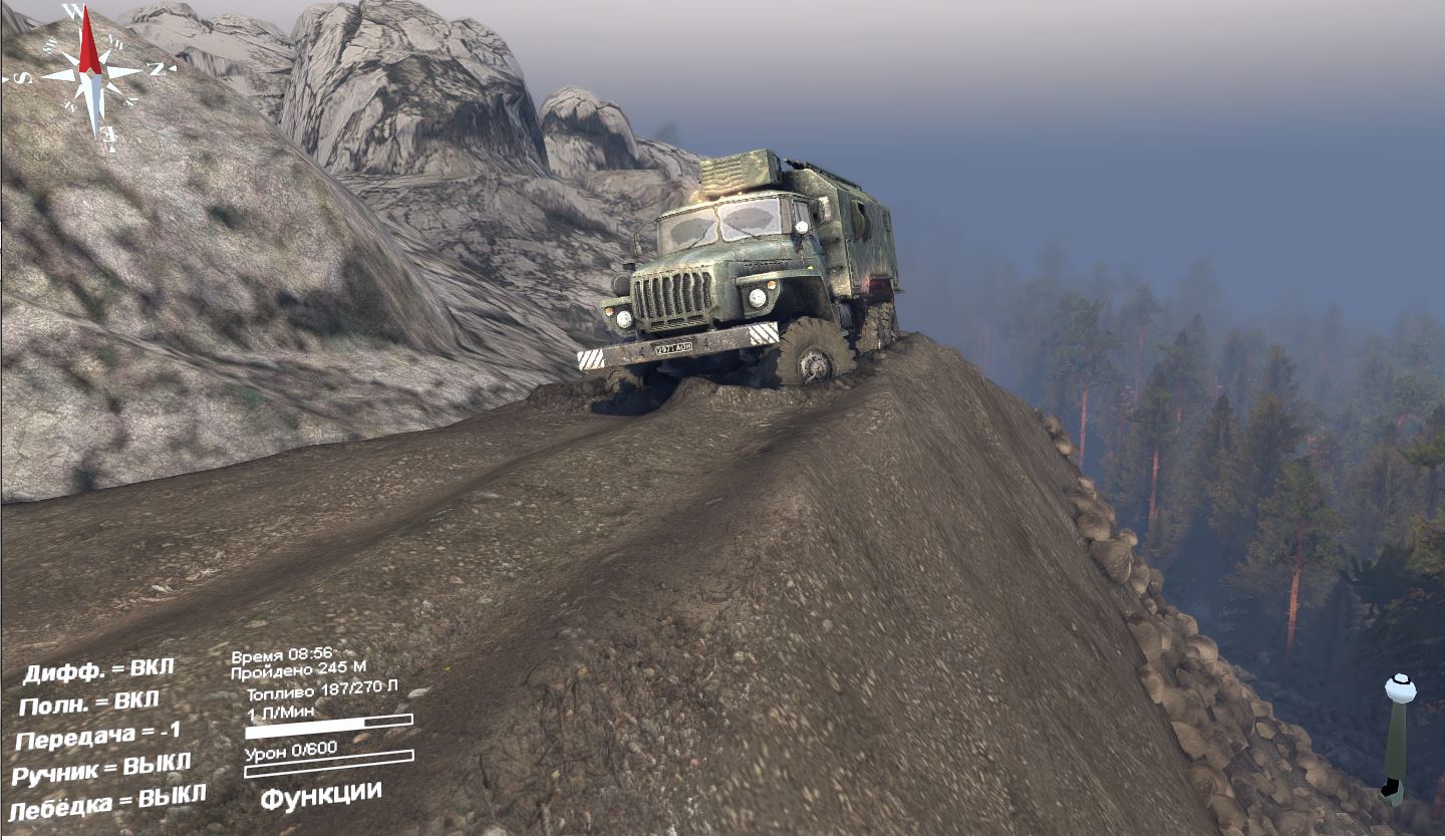 Карта "Берега 2" для v 16.1.15 для Spintires 