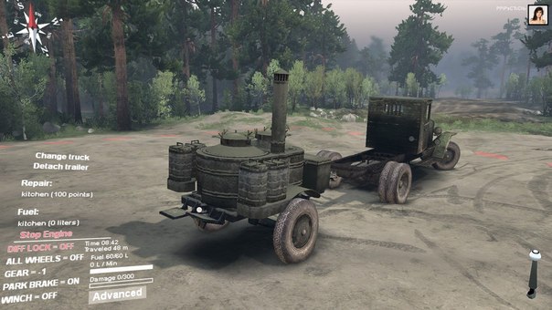 ЗИС 5 для SpinTires 2014 для Spintires 