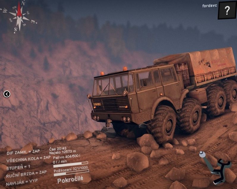Карта "Rocky Pass" для Spintires 19.3.15