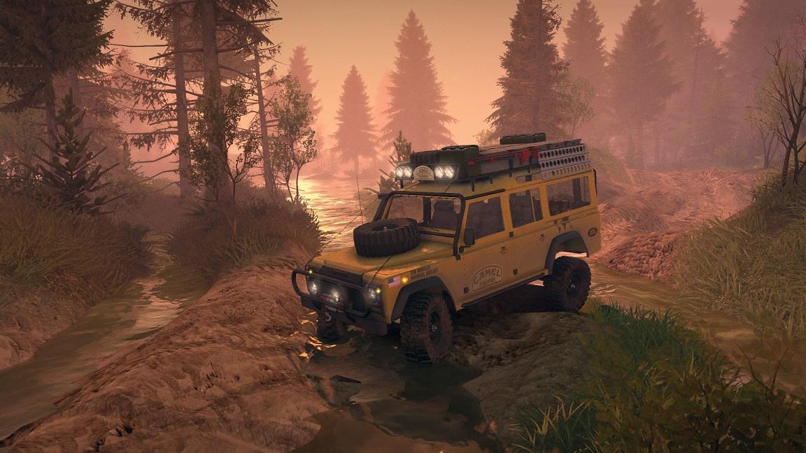 Land Rover Defender 110 Camel Trophy для Spintires 19 3.15
