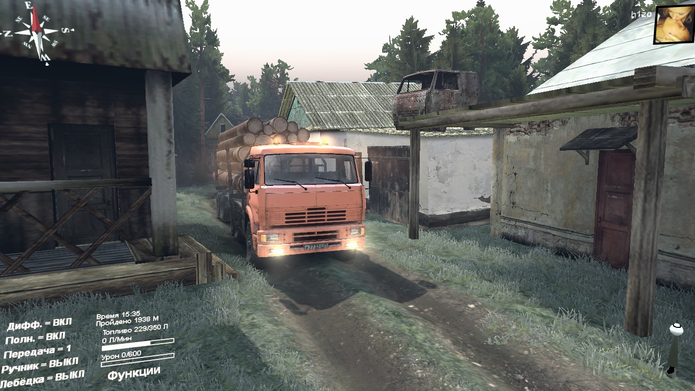 Посёлок дальний v2 для Spintires 19.3.15