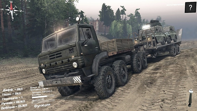 Мод Урал-5322 "Суша" для Spin Tires 2015 для Spintires 13.04.2015