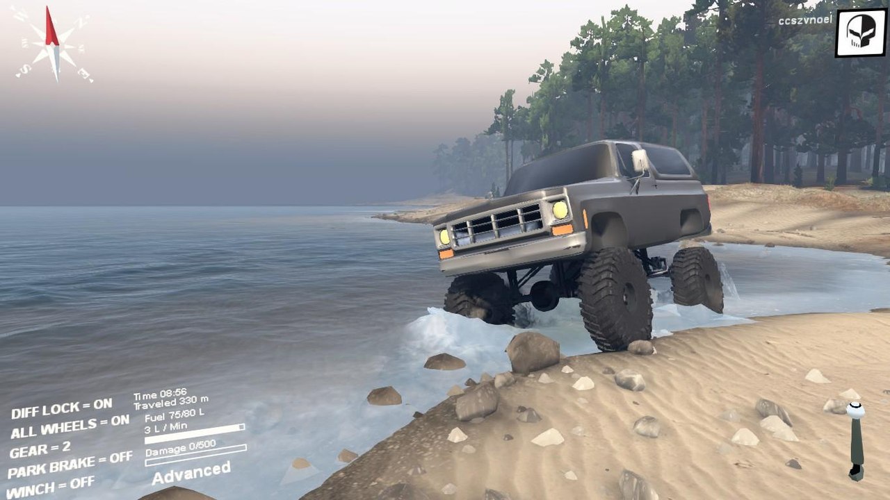 1975 k5 blazer 1.0 для Spintires 13.04.15+