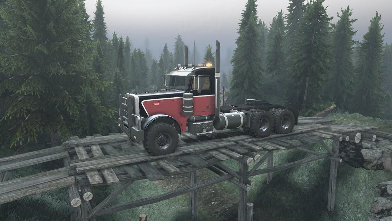 Brute Peterbilt 379 v1.0 для Spintires 19.03.15+