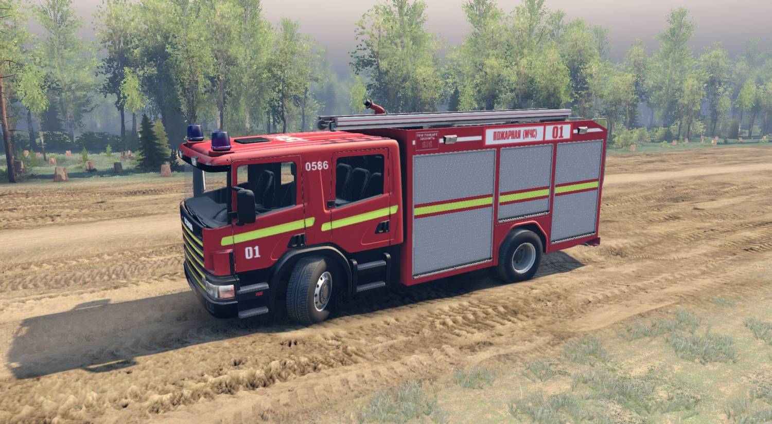 Scania 260 и Mercedes Sprinter для Spintires 