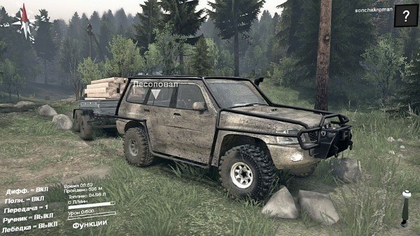 Мод Nissan Patrol 2005 для Spin Tires 2015 для Spintires 13.04.2015