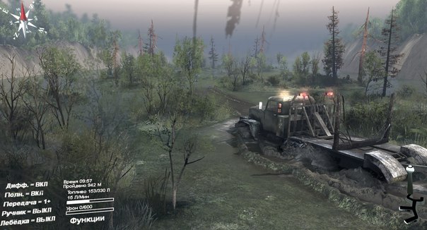 Карта "Кудрово1", версия 13.04.15 для Spintires 13.04.15