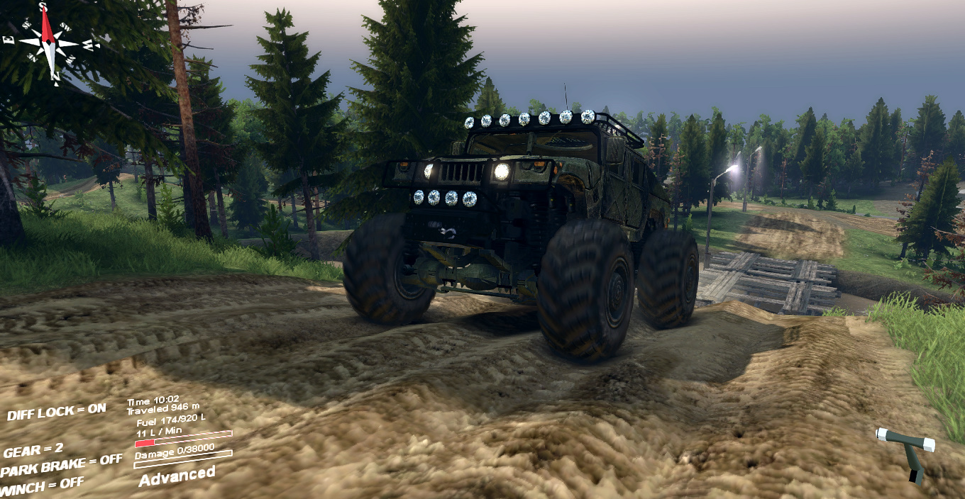 Модернизированный HMMWV для Spintires 