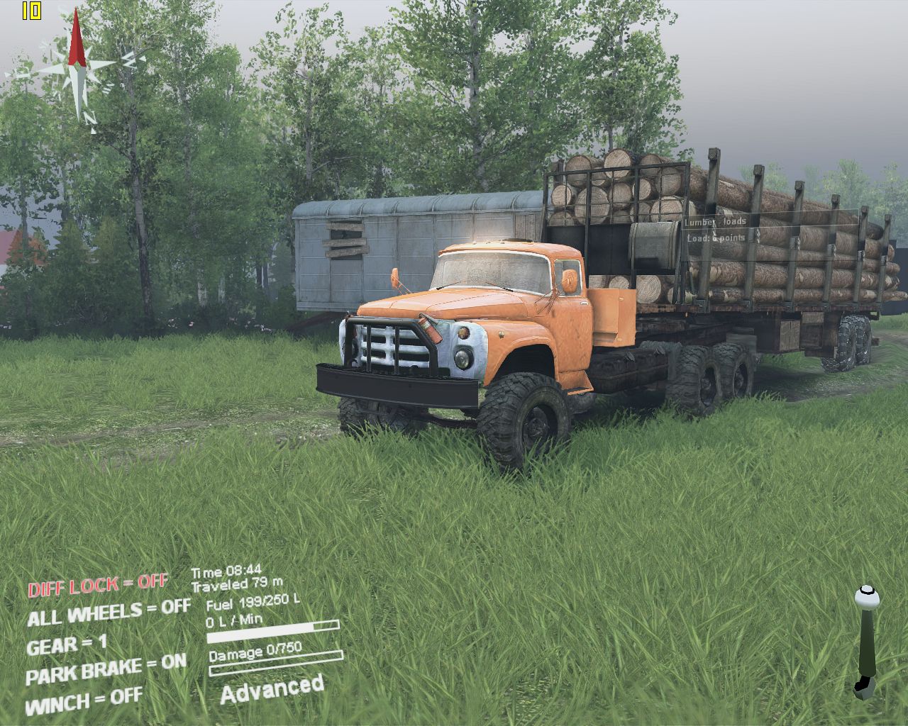 ЗИЛ 133 ГЯ  Тягач для Spintires 13.04.15