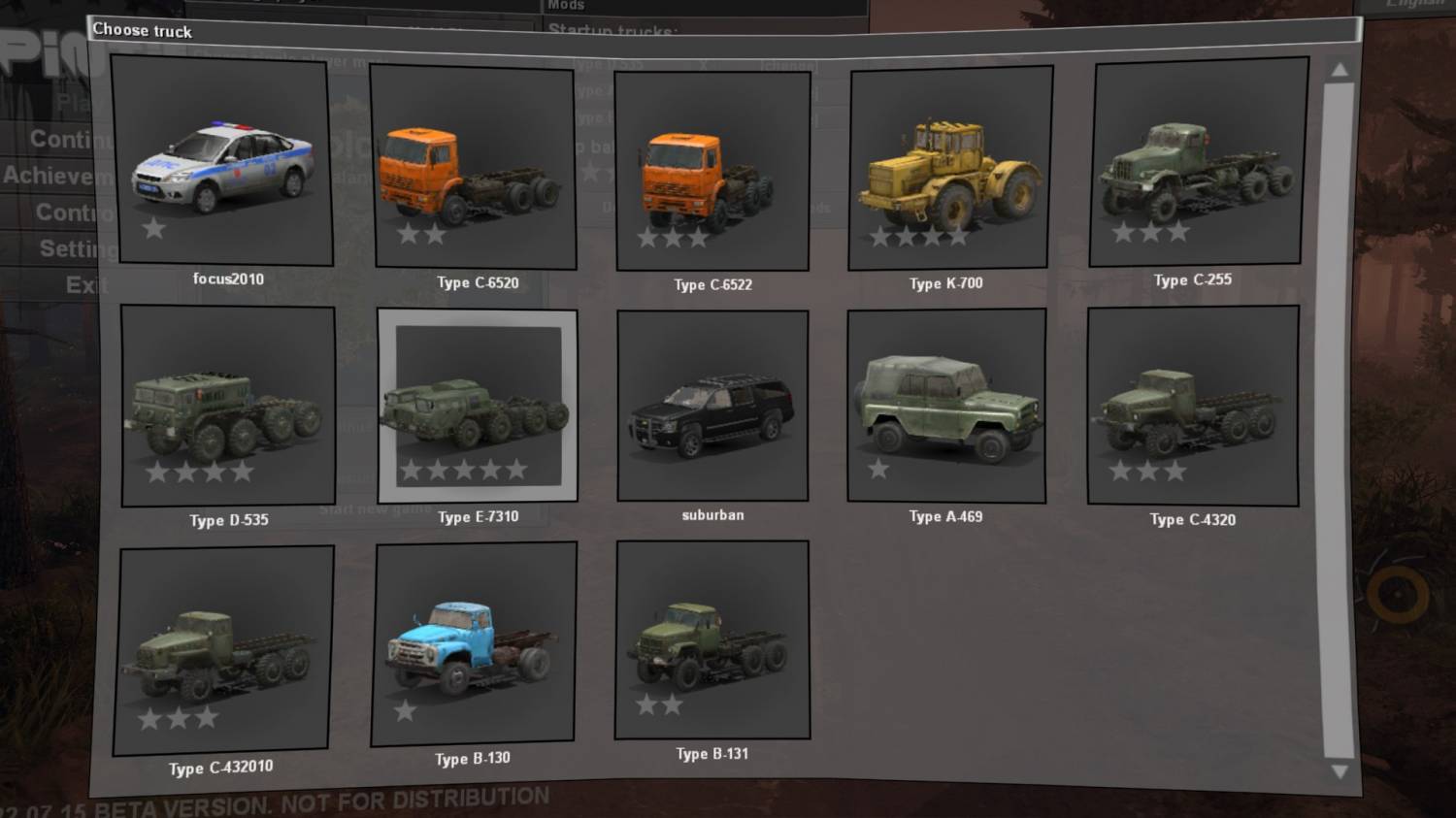 Spin Tires beta для Spintires 22.07.15
