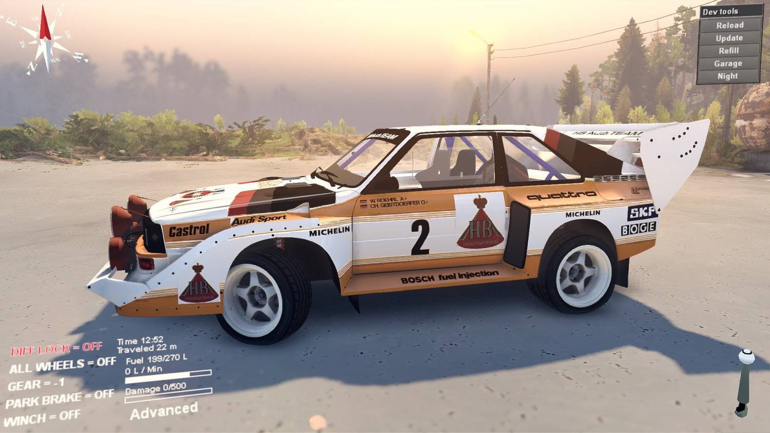 Audi Sport quattro S1 для Spintires 22.07.15