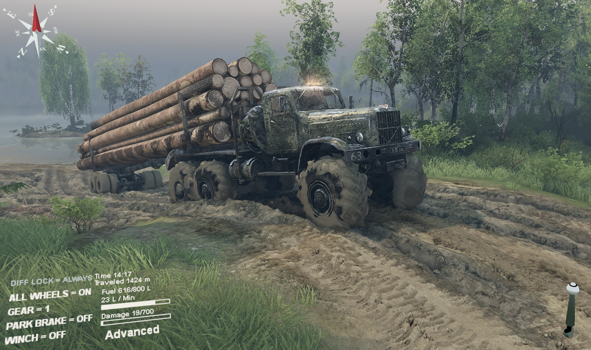 Краз 255 22.07.15 для Spintires 22.07.15