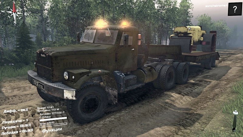 Мод КрАЗ-258 для Spin Tires 2015 для Spintires 13.04.2015