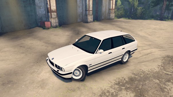 BMW e34 525iX touring v.1.0 для для Spintires v.13.04.15
