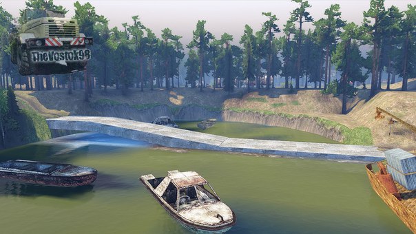 Сталкерский полигон V2 для Spintires 13.04.15