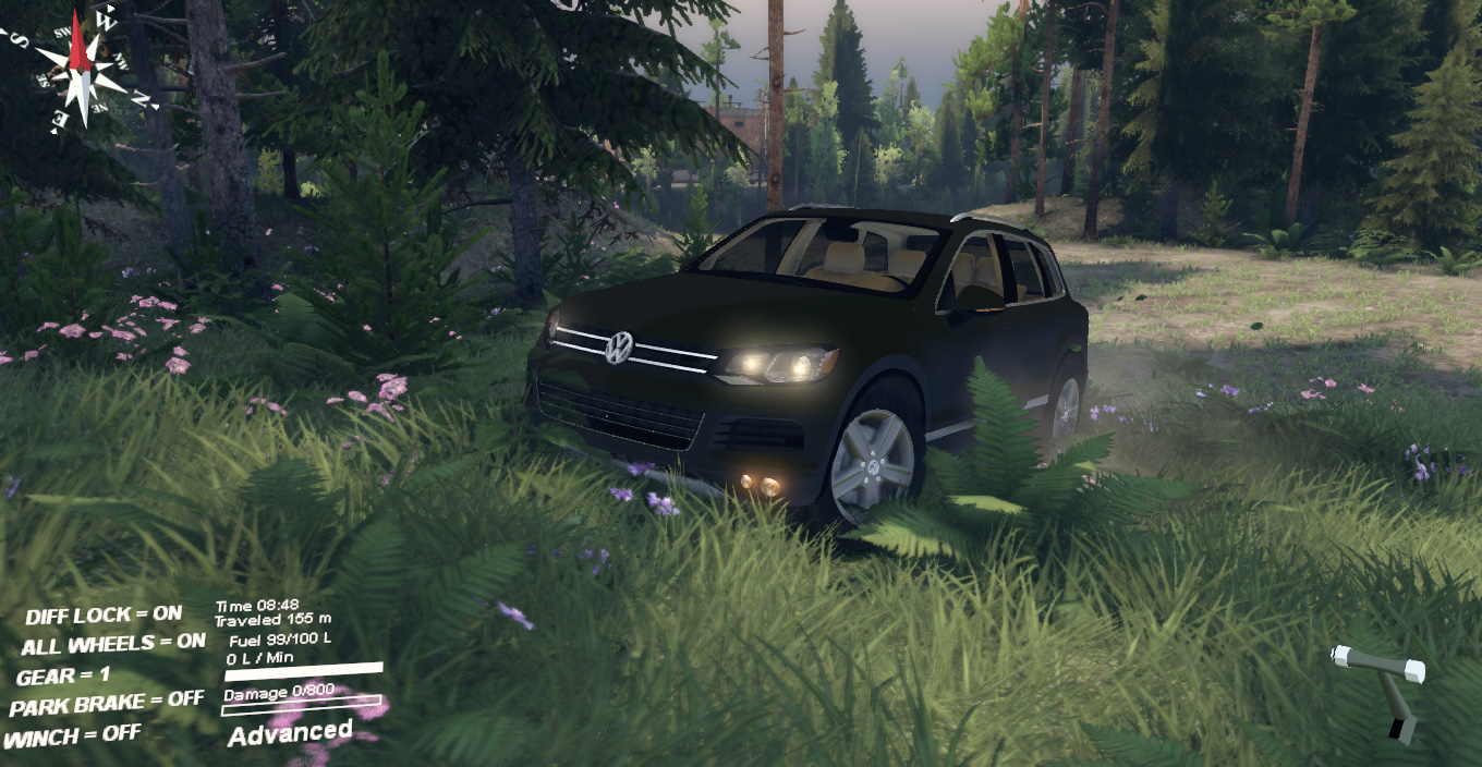 Volkswagen Touareg для Spintires 