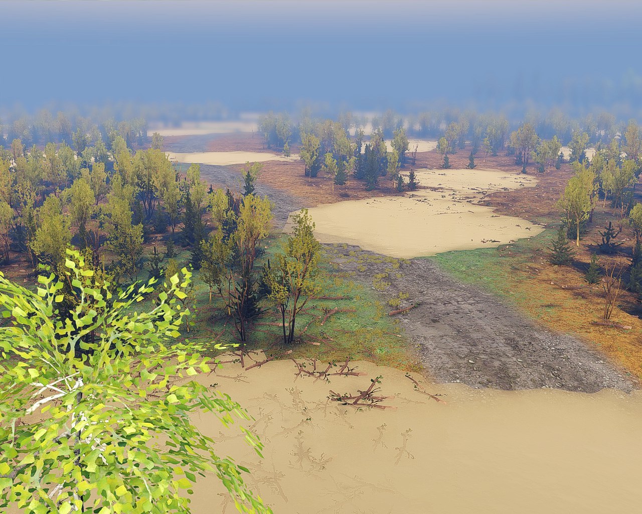 Карта "Ну и дорога" (13.04.15.) для Spintires 