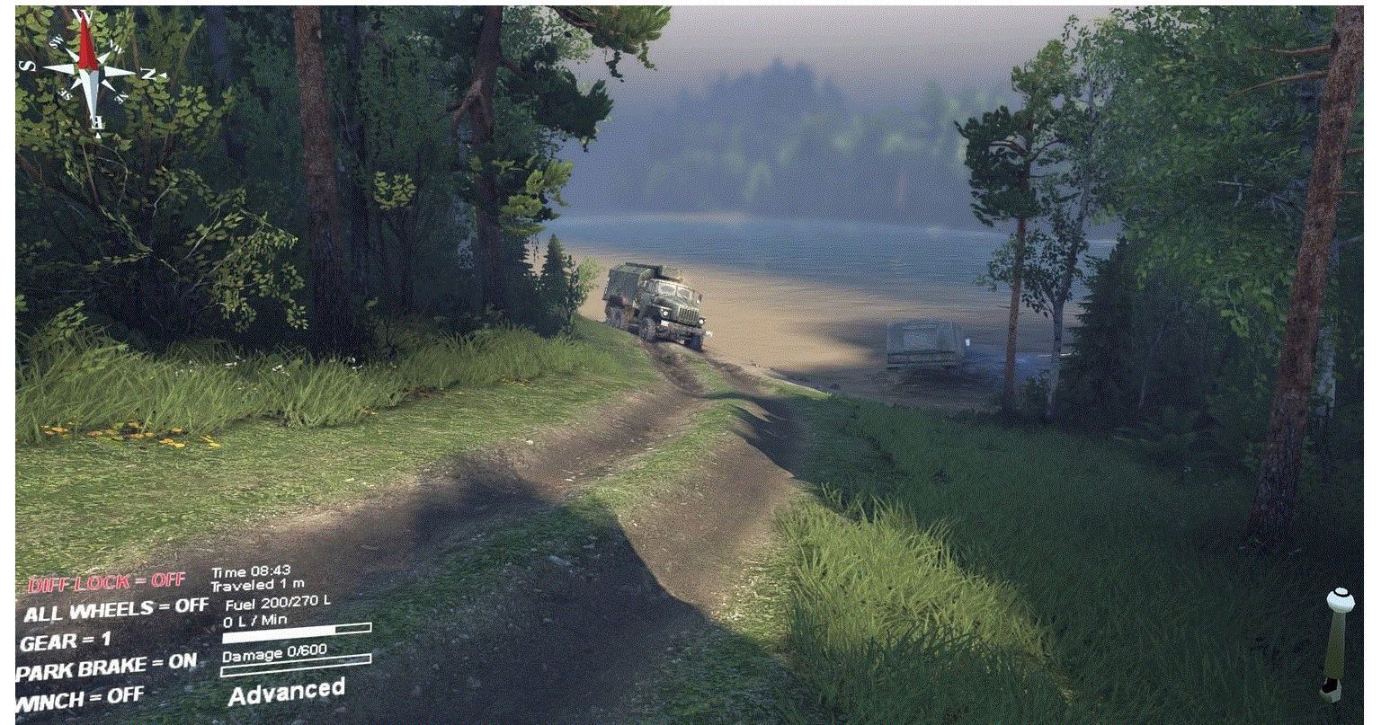 Карта "Тайга v2" для Spintires 13.04.15