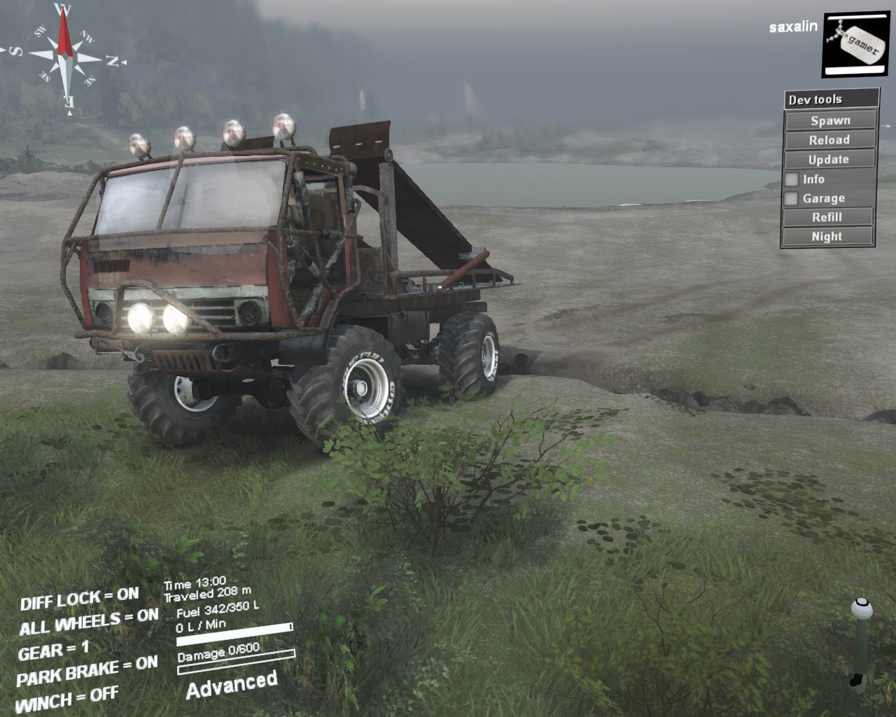 Камаз Монго для Spintires 25.12.15 и 08.11.1