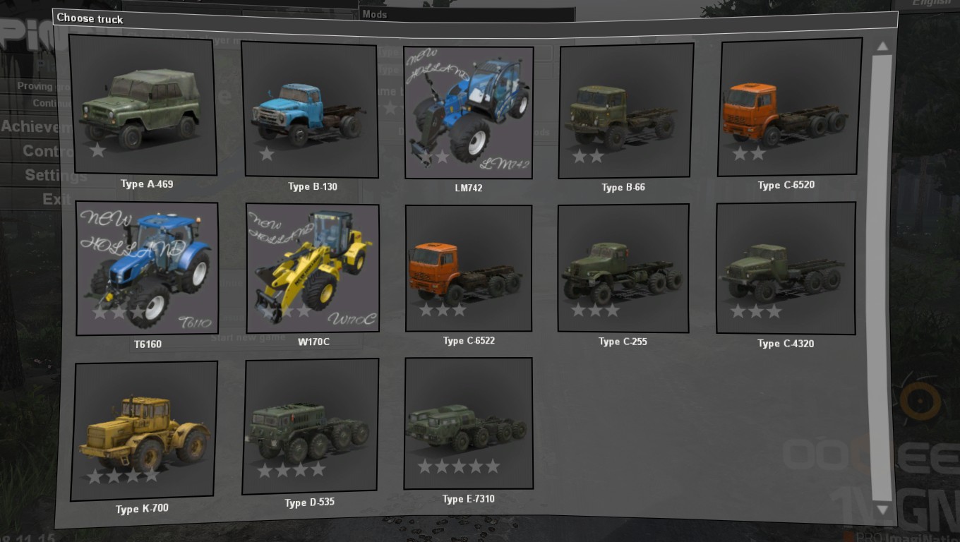 Погрузчики для ST Vers. 1.0 для Spintires от 08.11.15 и выше