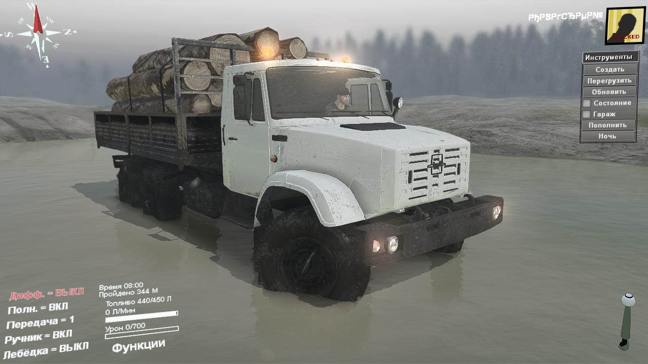 ЗИЛ - 4334(6х6) для Spintires 25.12.15