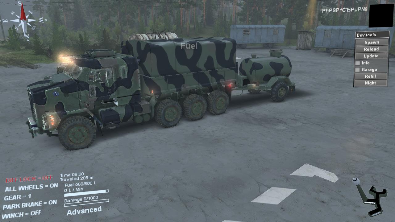 M1070 HET для 08.11.15 для Spintires 