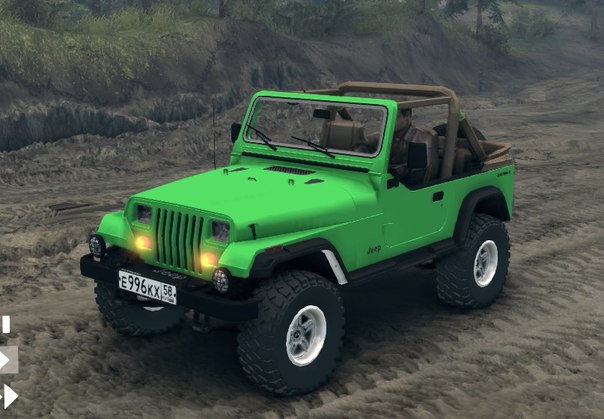 Мод Jeep Wrangler Spin Tires 2013 DEV DEMO для Spintires 