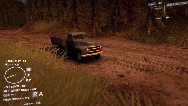 Мод Уаз 302 Spin Tires 2013 DEV DEMO для Spintires 