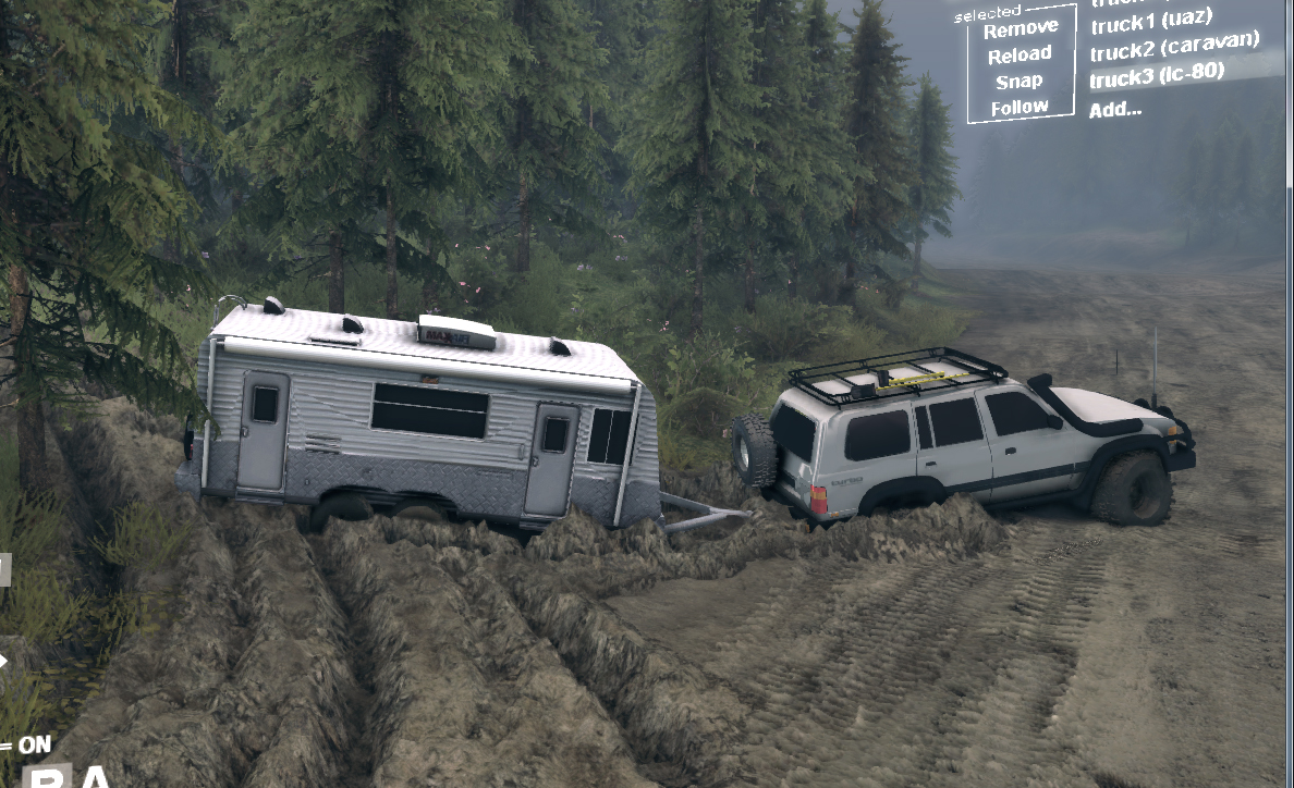 Мод караван Spin Tires 2013 DEV DEMO для Spintires 