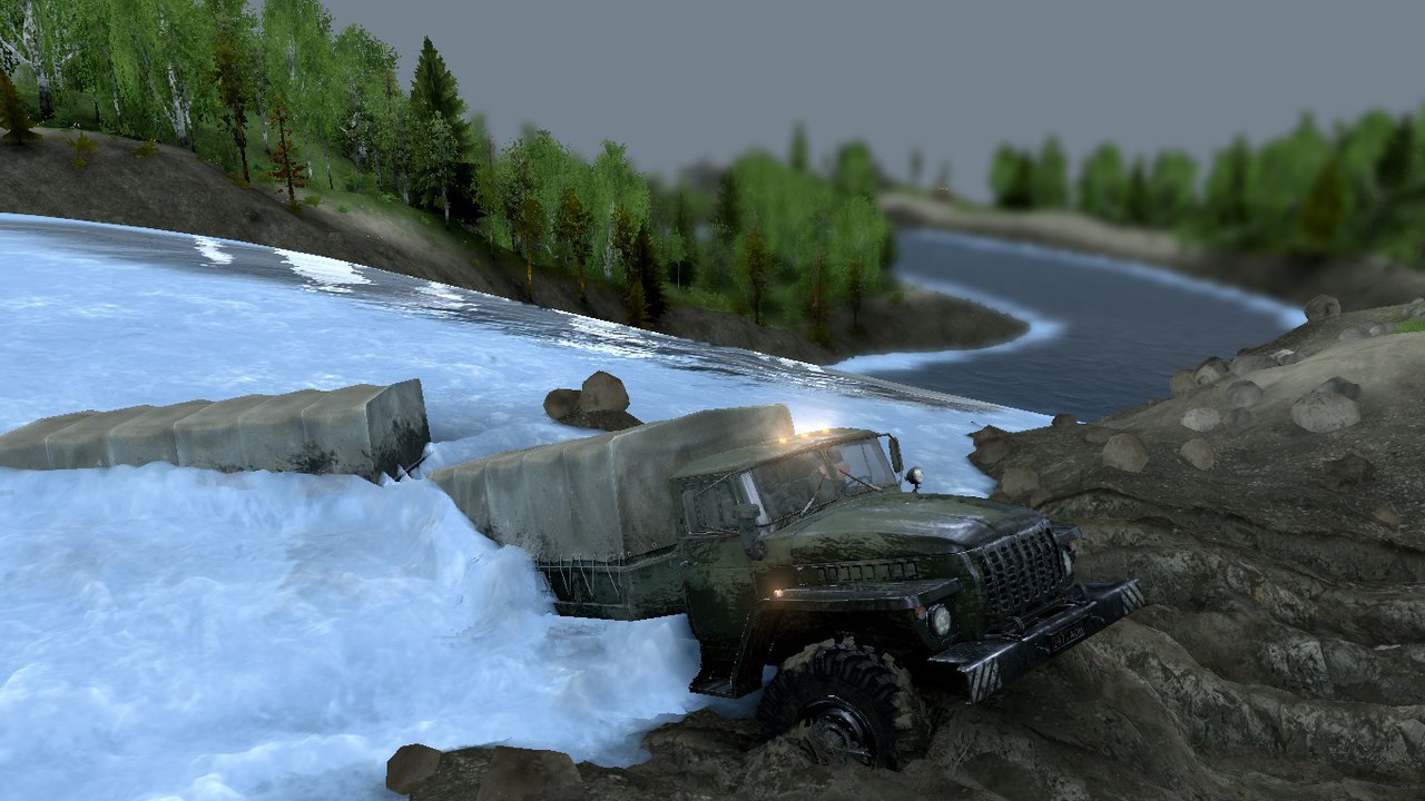 карта " Водопад " для Spintires 03.03.16