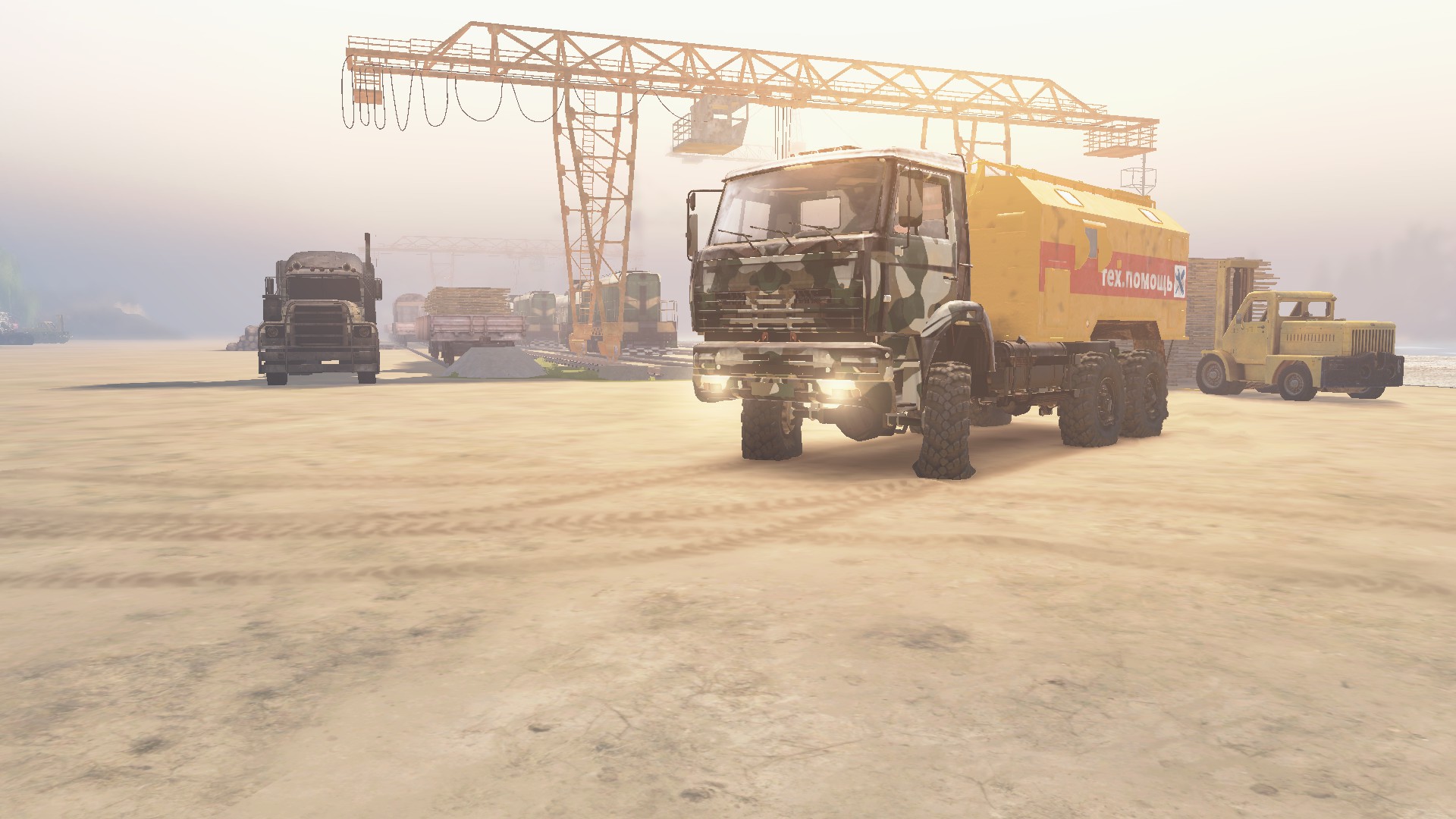 карта "level_factory" для Spintires 03.03.16