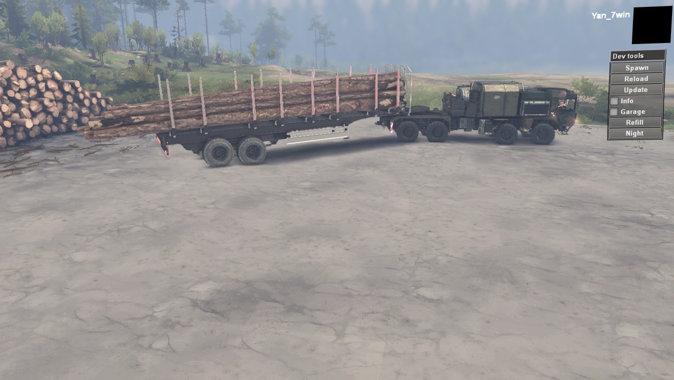 MAN KAT II V1.3 для Spintires 25.12.15,08.11.15