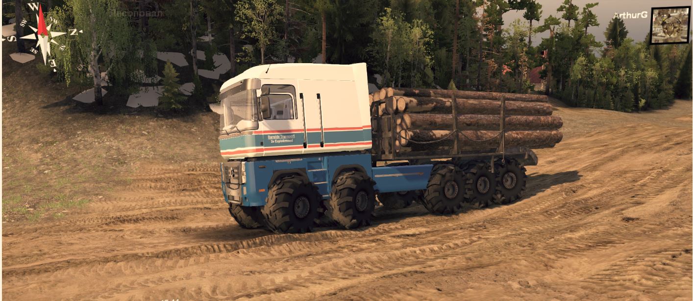 Renault Magnum для Spintires 3 03 16