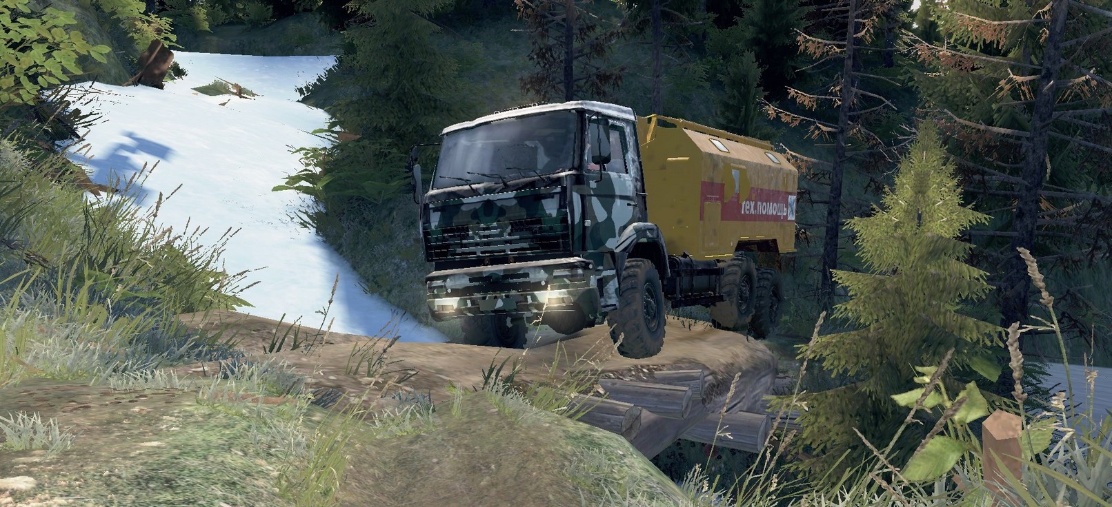 карта "BlackwaterMap" для Spintires 03.03.16