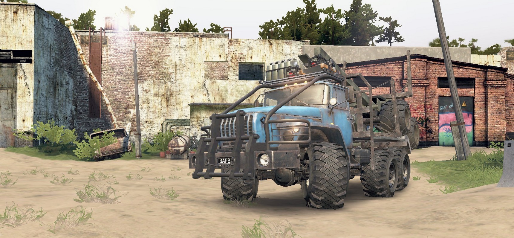 карта "Заброшенные шахты" для Spintires 03.03.16