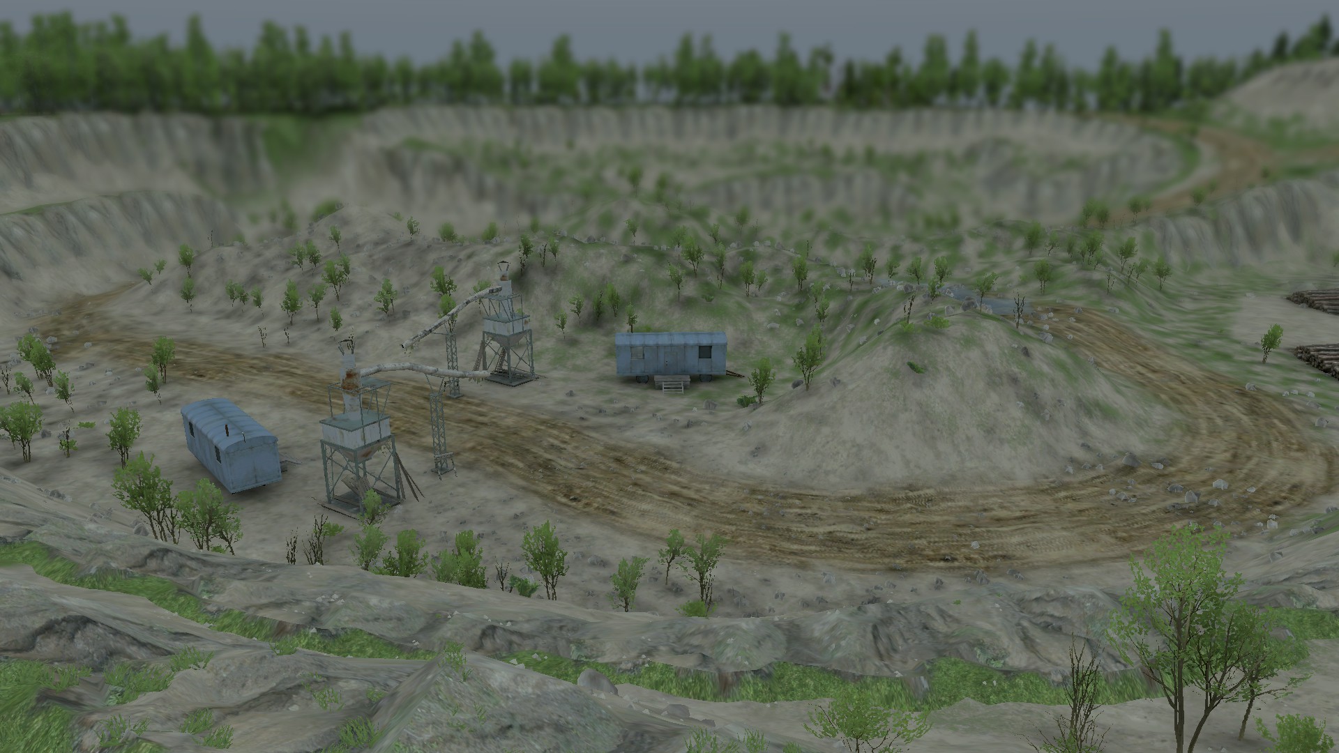 карта "after a hard path_5" для Spintires 03.03.16