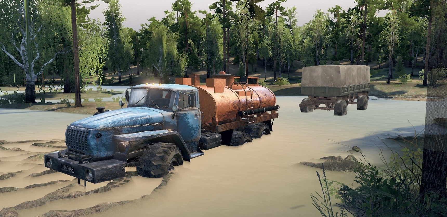 карта "Bow_Water_VK для Spintires 03.03.16