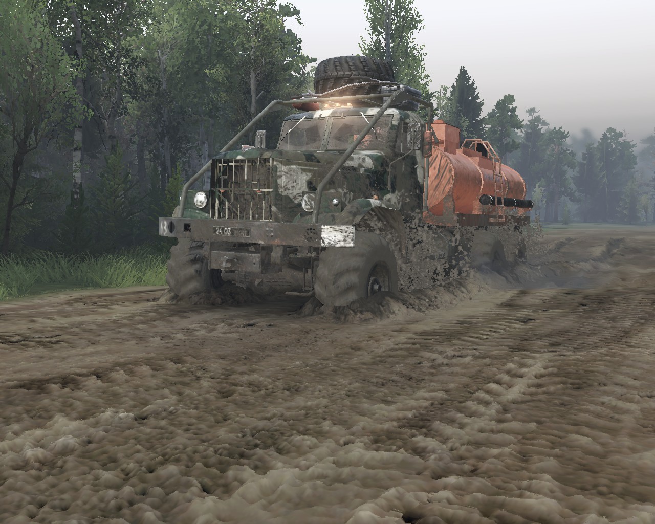 карта "Rivers" v.4 для Spintires 03.03.16