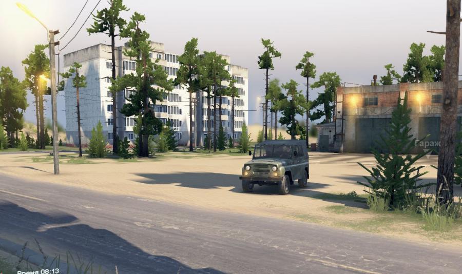 карта "Ямы"_v.2 для Spintires 03.03.16