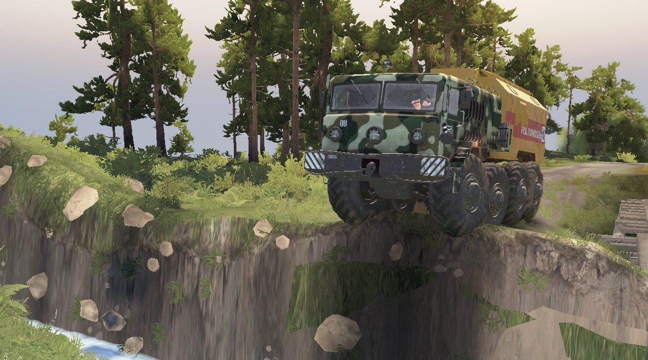 карта "Трамплины" для Spintires 03.03.16