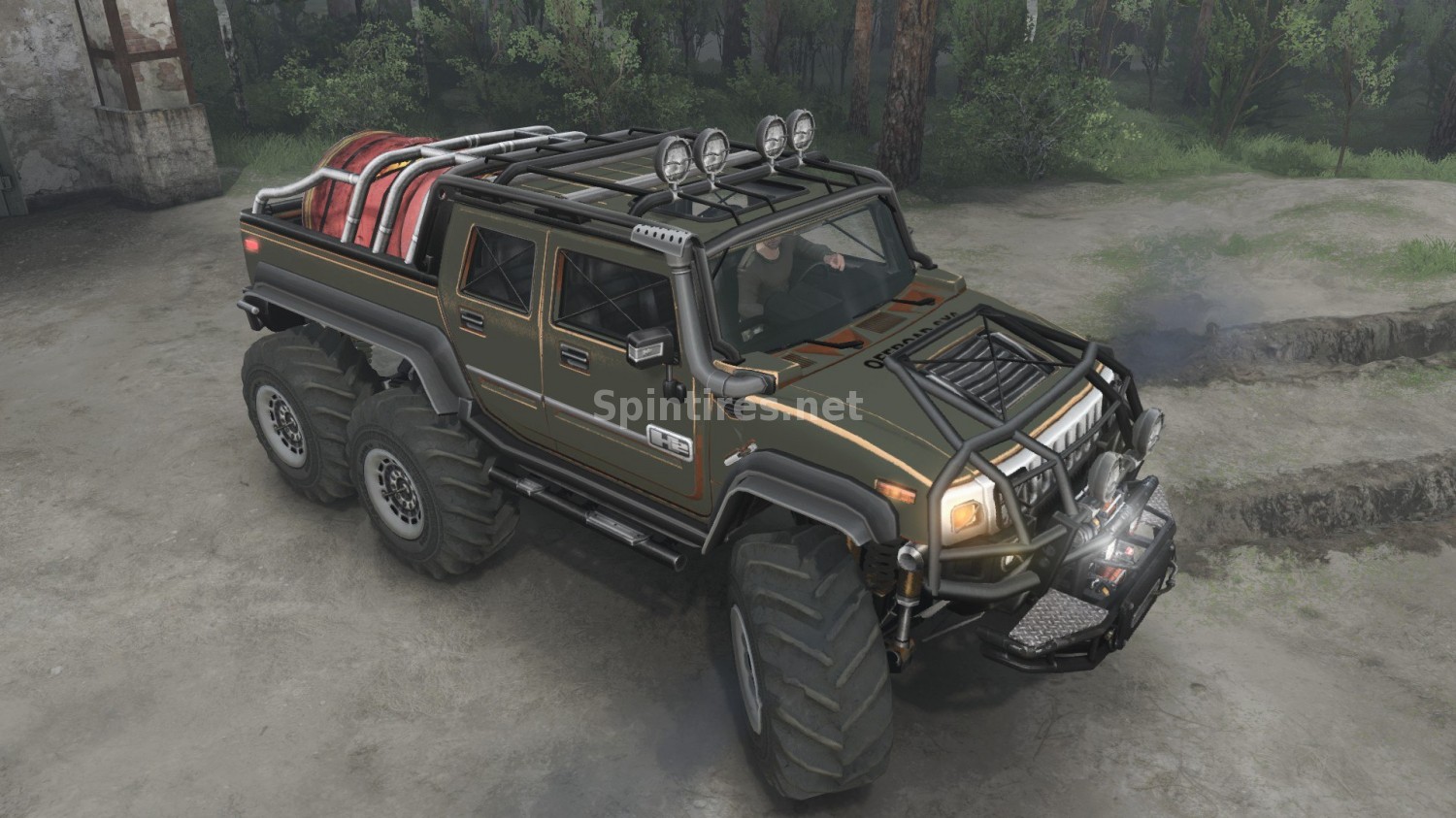 HUMMER H2 Diesel (6x6) для Spintires 03.03.16
