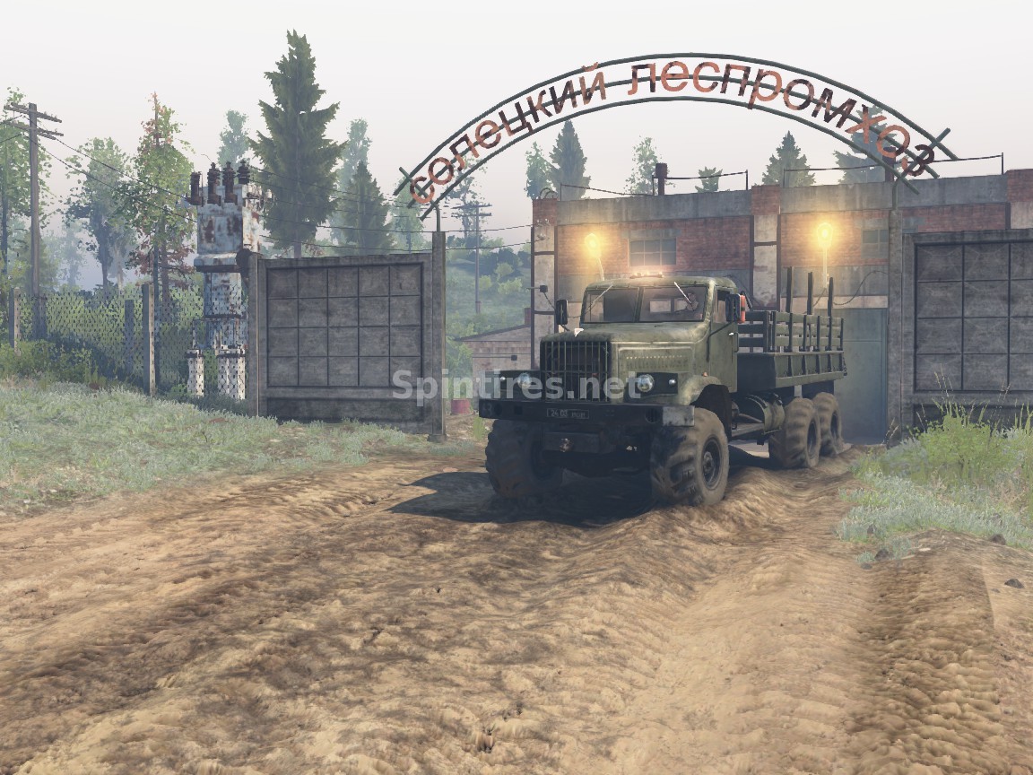 Карта "Солецкий Леспромхоз" для Spintires 3.03.16