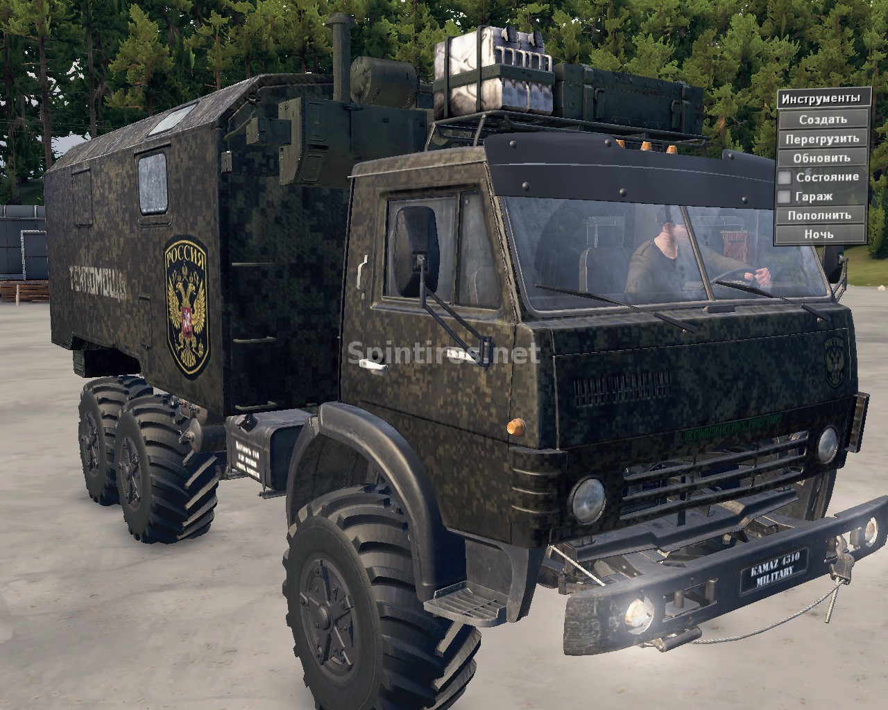 КамАЗ- 4310 "Military" v.11.05.16 для Spintires 03.03.16